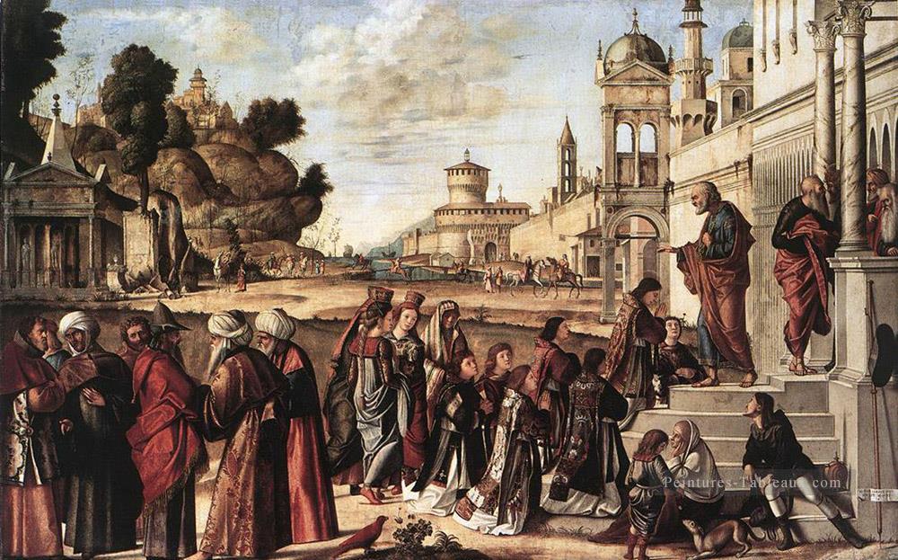St Stephen est diacre consacré Vittore Carpaccio Peintures à l'huile